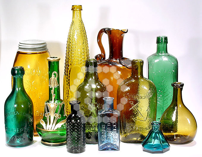 bottles collection with water mark