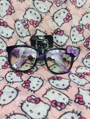 Hello Kitty Purple Polka Dot Bow Frames |