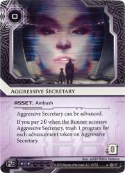 Aggressive Secretary (haas-bioroid) - Netrunner