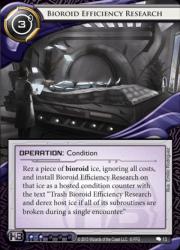Bioroid Efficiency Research (haas-bioroid) - Android Netrunner