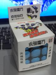 Yongjun Yj Carat Diamond 3x3x3 Magic Cube 6cm - Transparent Black