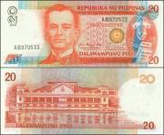Philippine 20 Peso Bill