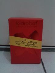 Kidrobot Special Edition 10 Years 4 Months Anniversary Red Dunny