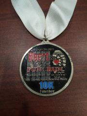 Heart & Soul Fun D Run Medal
