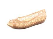 crocs Women's Isabella W Flat, Bronze, 9 M US