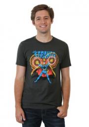 Doctor Strange Men's Black Magic Slim Fit T-shirt XX-Large Charcoal