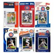 MLB Chicago Cubs 6 Different Licensed Trading Card Team Sets