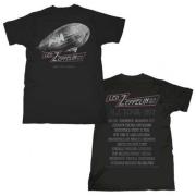 Led Zeppelin Cities 1977 Tour T-shirt - Black - Xl