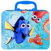 Disney Finding Dory Large Lunch Tin Box W/24 Pc Puzzle