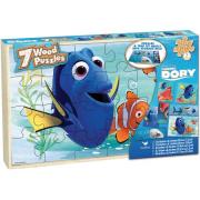 Disney Finding Dory 7 Wood Puzzle Box