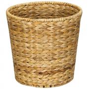 Household Essentials Woven Banana Leaf Round Waste Basket