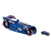 Hot Wheels Marvel Massive Moto Launcher Captain America Playset