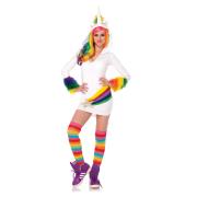 Leg Avenue Women's Cozy Unicorn, White, Small