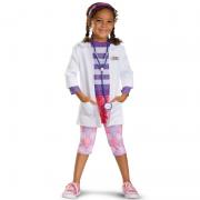 Disguise Girl's Disney Doc McStuffins Deluxe Costume, 3T-4T