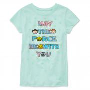 Starwars Girls Short Sleeve T-Shirt-Big Kid