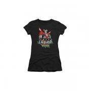 Voltron Lions Black Juniors T-Shirt Xxl