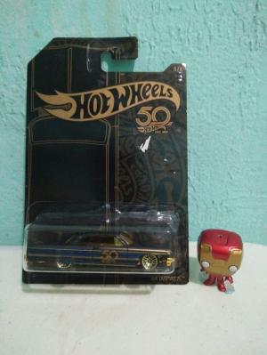 2018 Hot Wheels 1:64 50th Anniversary Black And Gold ´64 Impala