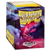 Arcane Tinmen ATM11009 DP Dragon Shield Card Sleeves Matte Purple - 100 Count