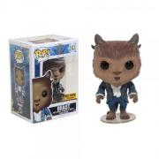 Beauty And The Beast Pop Disney Vinyl Figure Beast (flocked) 9 Cm Funko Mini