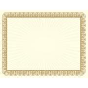Great Papers! Metallic Gold Value Certificate, 8.5