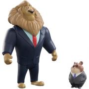 Zootopia Character Pack Mayor Lionheart And Lemming Businessman