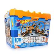 Hot Wheels Jumbo Stunt Box 100 Pieces Track Builder