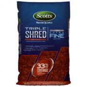 Scotts Organic Group 88459410 1.5 cu. Ft. Triple Shred Color Enhanced Mulch Red