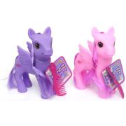 Pony With Comb Assorted Colors