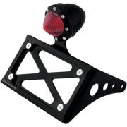 RSD 0215-2005-BP RSD Taillight Tag Bracket - Horizontal Pass Peg Mount - Contrast Cut