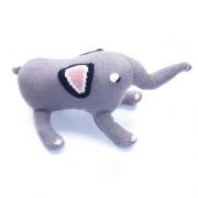 Loralin Design ELEP Knit Elephant, 4 in. Toy