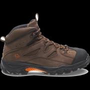 Wolverine Men's Hudson Brown/Black Steel Toe Hiker Boot, Size: 12
