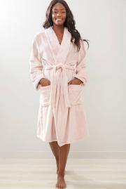 PJ Salvage Rose Quartz Luxe Plush Robe Pink XS