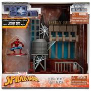 Nano Metalfigs Spider-Man Daily Bugle City Scene Playset