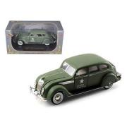 1936 Chrysler Airflow Army Green 1/32 Diecast Model Car by Signatrure Models