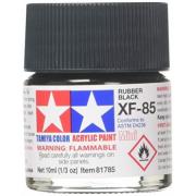 Tamiya Acrylic Mini XF-85 Rubber Black - 10 ml 1/3 oz