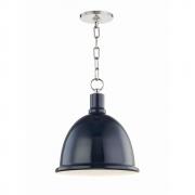 Blair 1-Light Small Pendant Chandelier Navy - Mitzi by Hudson Valley