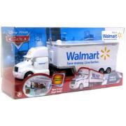 Disney Cars Walmart Wally Hauler Diecast Car Playset