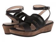 Aquatalia by Marvin K. Women's Banjo Flat,Black Combo,8.5 M US