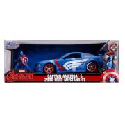 Jada Toys Hollywood Rides 1:24 Scale - '06 Mustang - Captain America