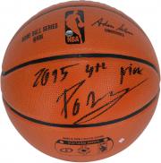 Kristaps Porzingis New York Knicks Autographed Spalding Indoor/Outdoor Basketball with
