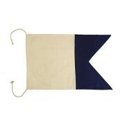 Hampton Nautical Letter A Nautical Cloth Alphabet Flag, Decor, Home Decoration, Wall Art Tool, 20