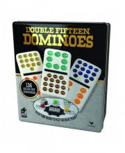 Double Fifteen Color Dot Dominoes