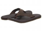 Sanuk Men's Slacker2 Flip Flop, Chocolate, 8 M US