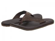 Sanuk Men's Slacker2 Flip Flop, Chocolate, 12 M US