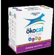 Okocat Premium Less Mess Low-tracking, Clumping Natural Wood Pellet Cat Litter, 9.2-lb