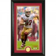 Nick Bosa San Francisco 49ers Highland Mint 12'' x 20'' Supreme Bronze Coin Photo Mint