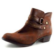 a.n.a A New Approach Womens Addie Closed Toe Ankle Fashion, cognac, Size 6.5