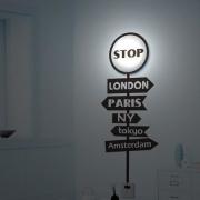 Wall Sticker Lamp Our Next Vacation Lamp