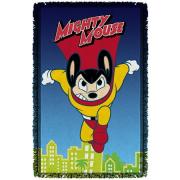 Mighty Mouse Throw Blanket