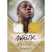 Magic Johnson Los Angeles Lakers Autographed 2013-14 Upper Deck Exquisite Relic #SF-MA #17/35 Trading Card - Upper Deck
